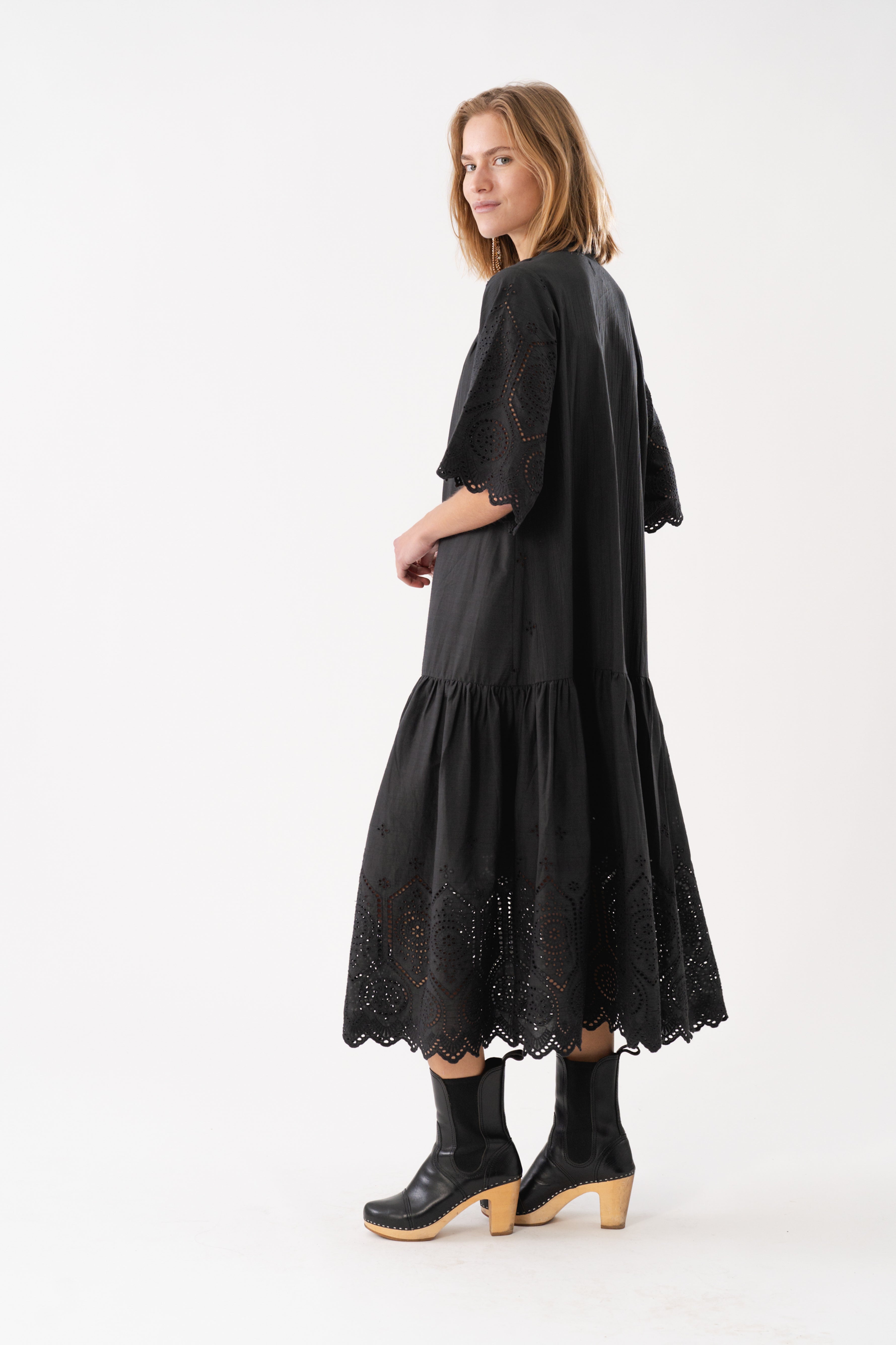 TimorLL Midi Dress SS - Washed Black
