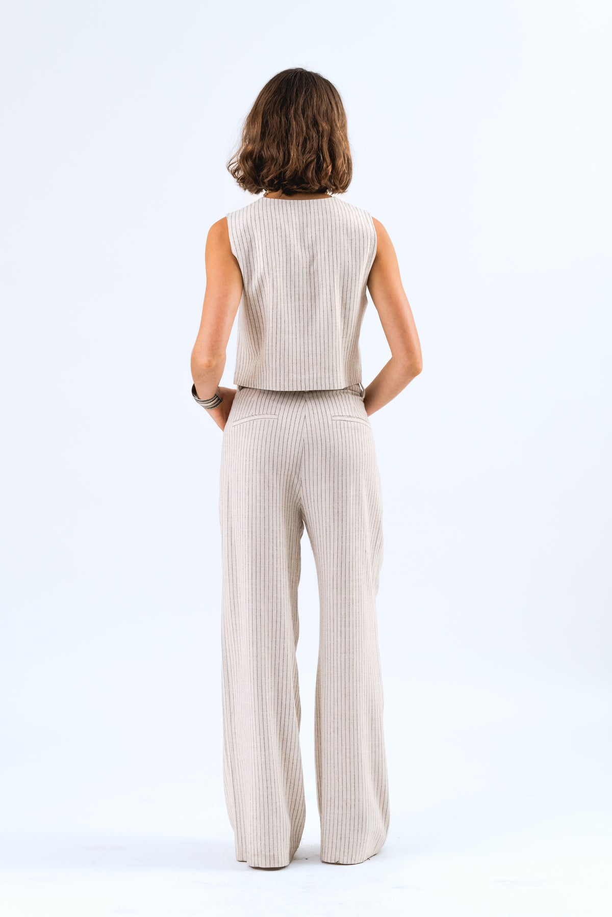 Lollys Laundry TorinoLL Weste Vest Creme