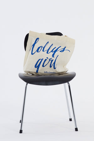 Lollys Laundry Tote Bag - Lollys Girl Accessories Blau
