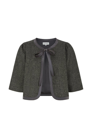 Lollys Laundry TrineLL kurze Jacke Jacket Dunkelbraun