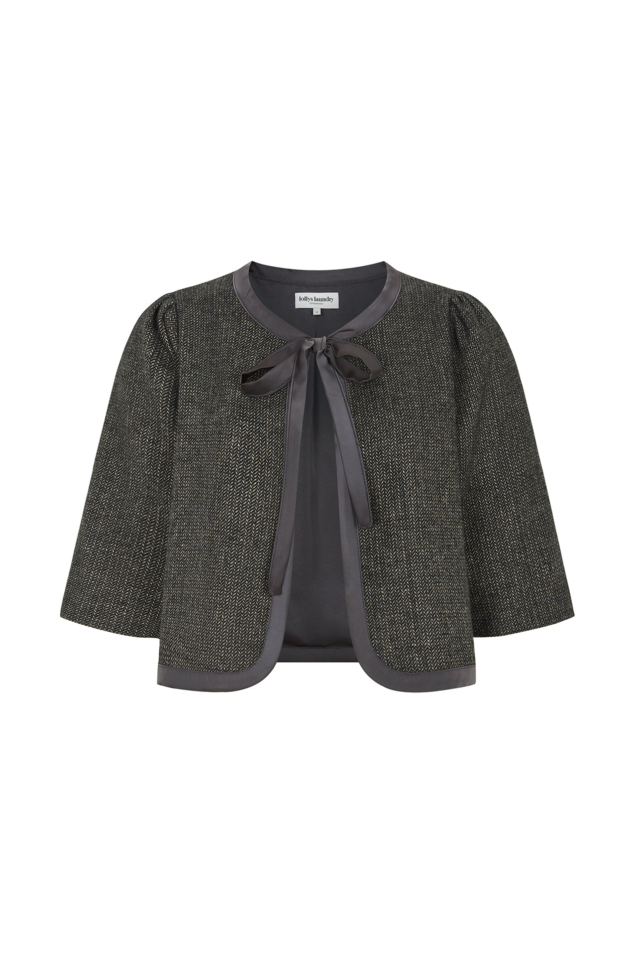 Lollys Laundry TrineLL kurze Jacke Jacket Dunkelbraun