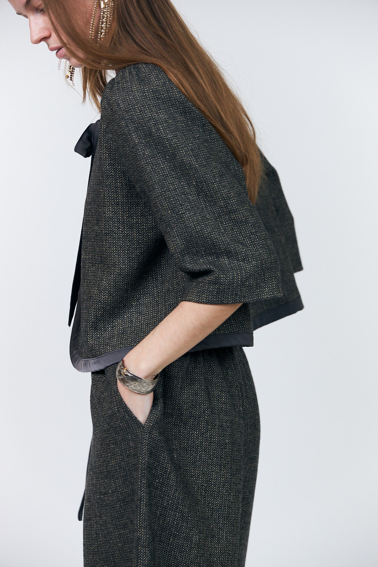 Lollys Laundry TrineLL kurze Jacke Jacket Dunkelbraun