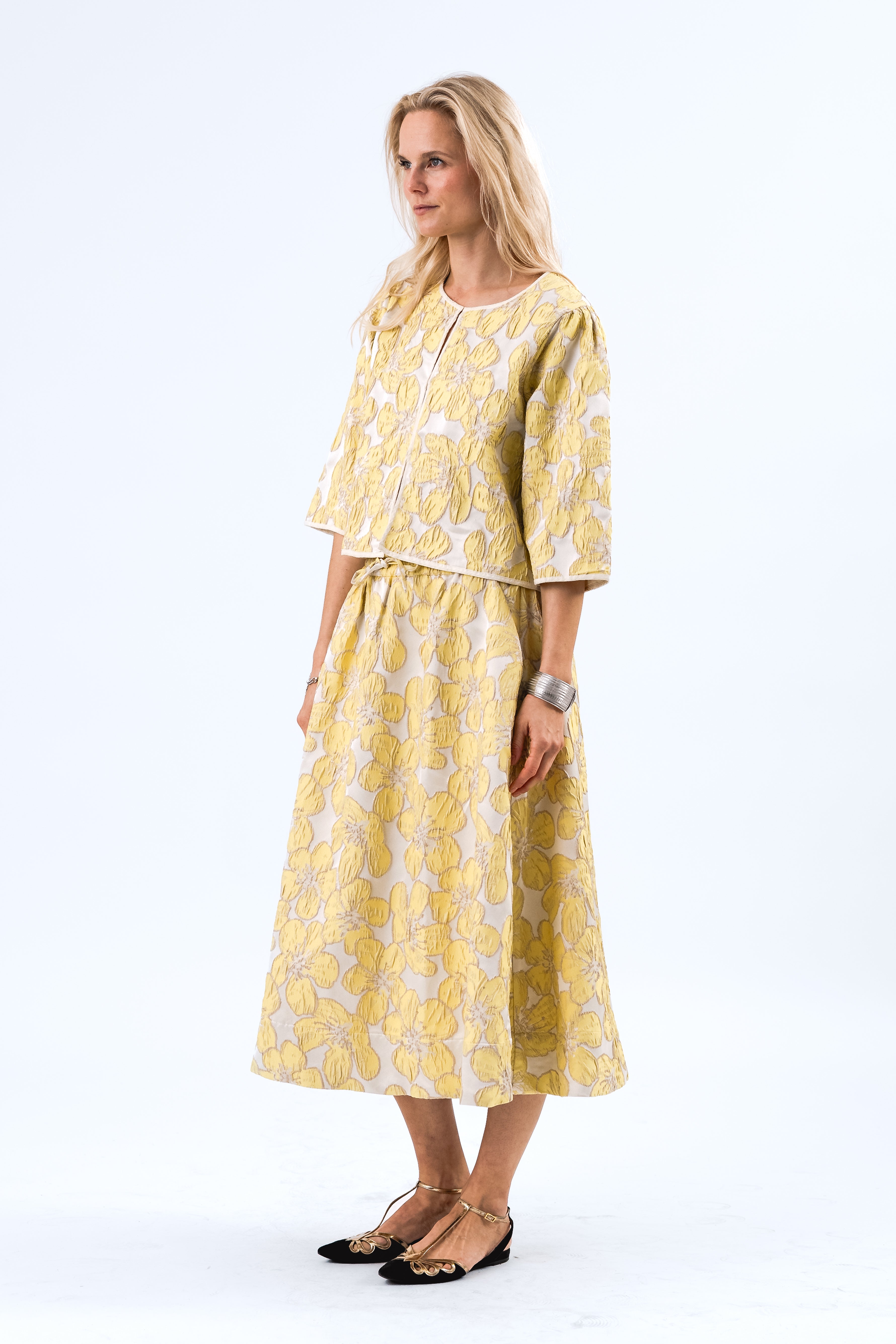 TrineLL kurze Jacke 3/4 - Light Yellow