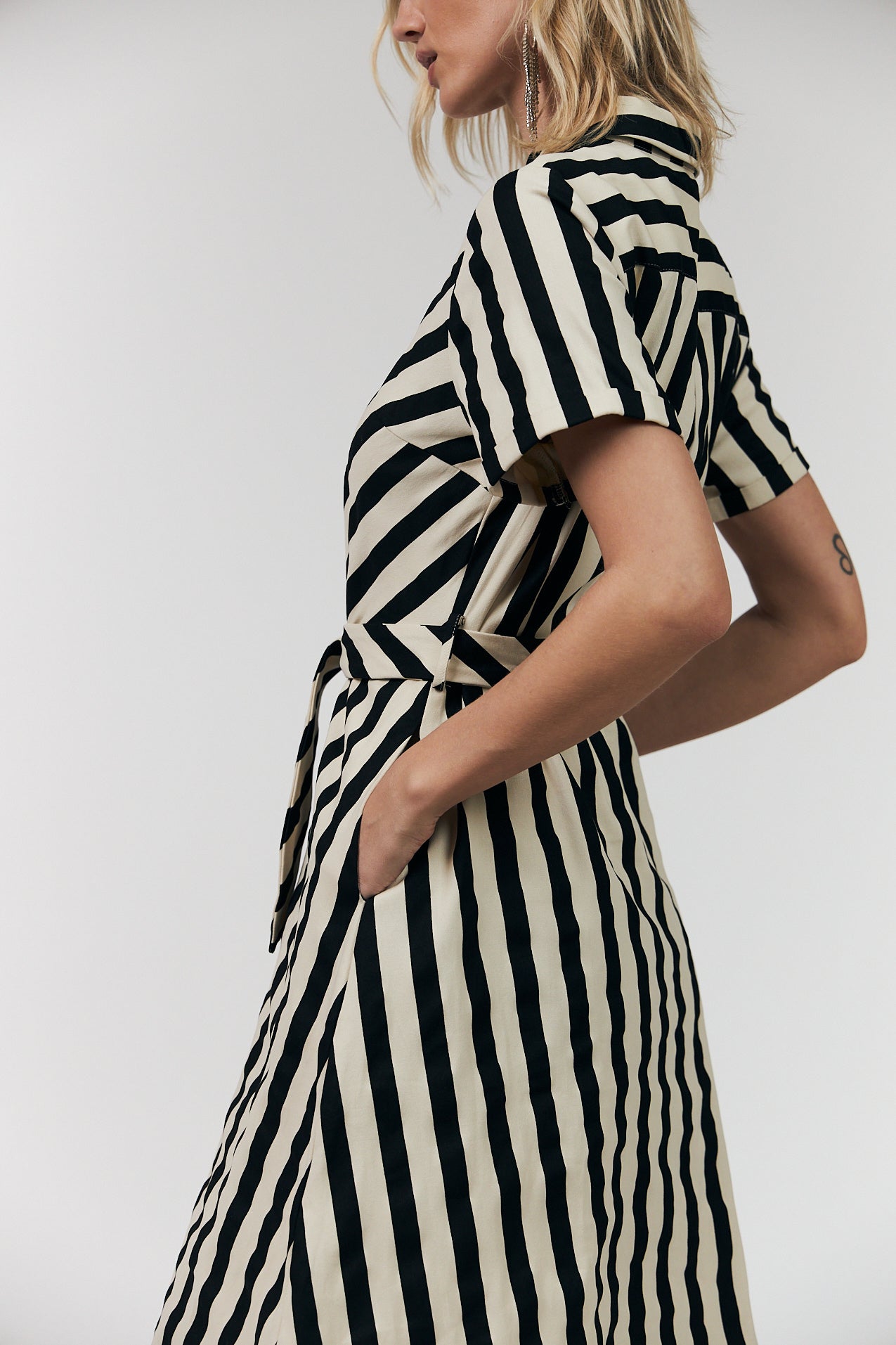 TulleLL Midi Hemdkleid - Black