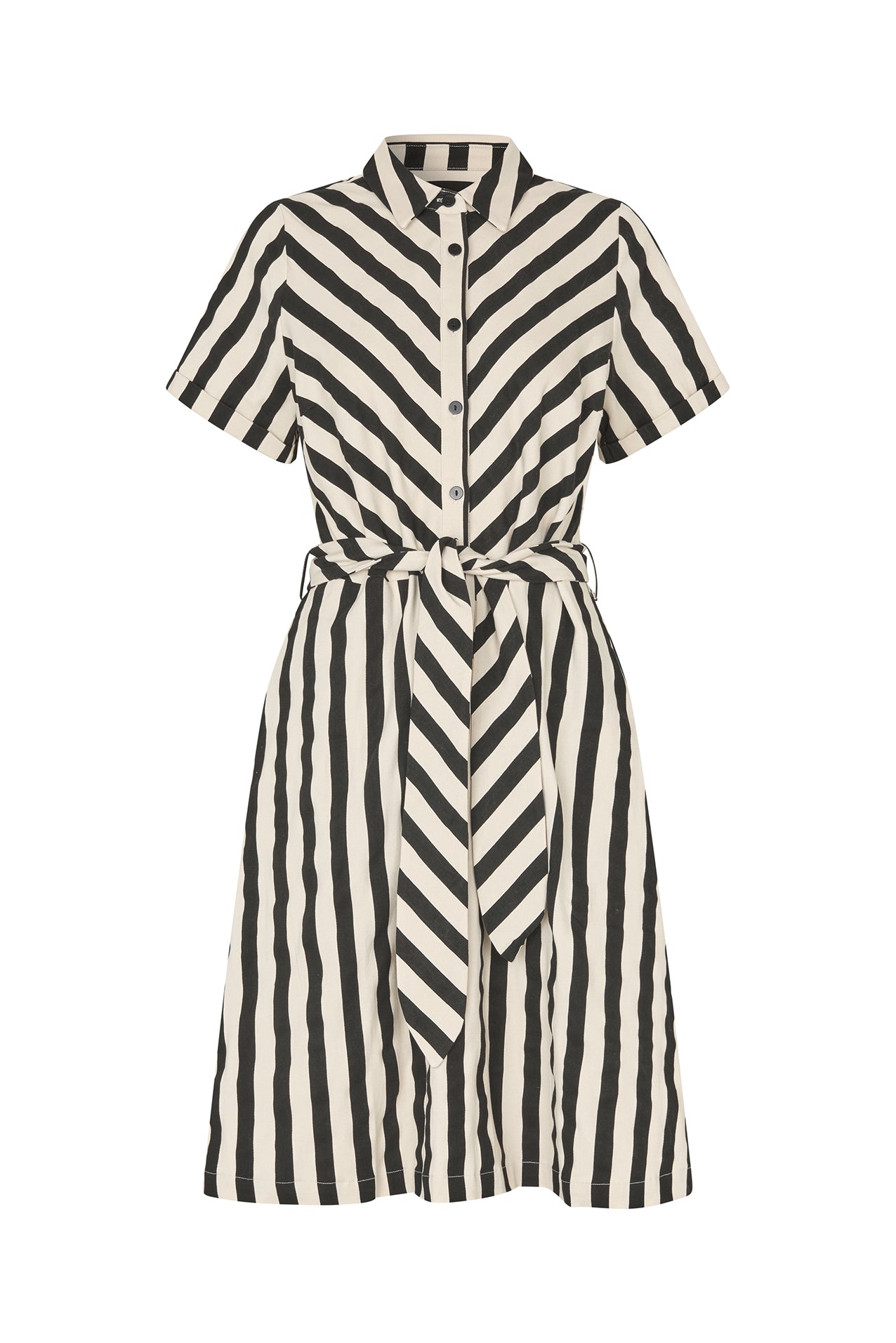Lollys Laundry TulleLL Midi Hemdkleid Dress Schwarz