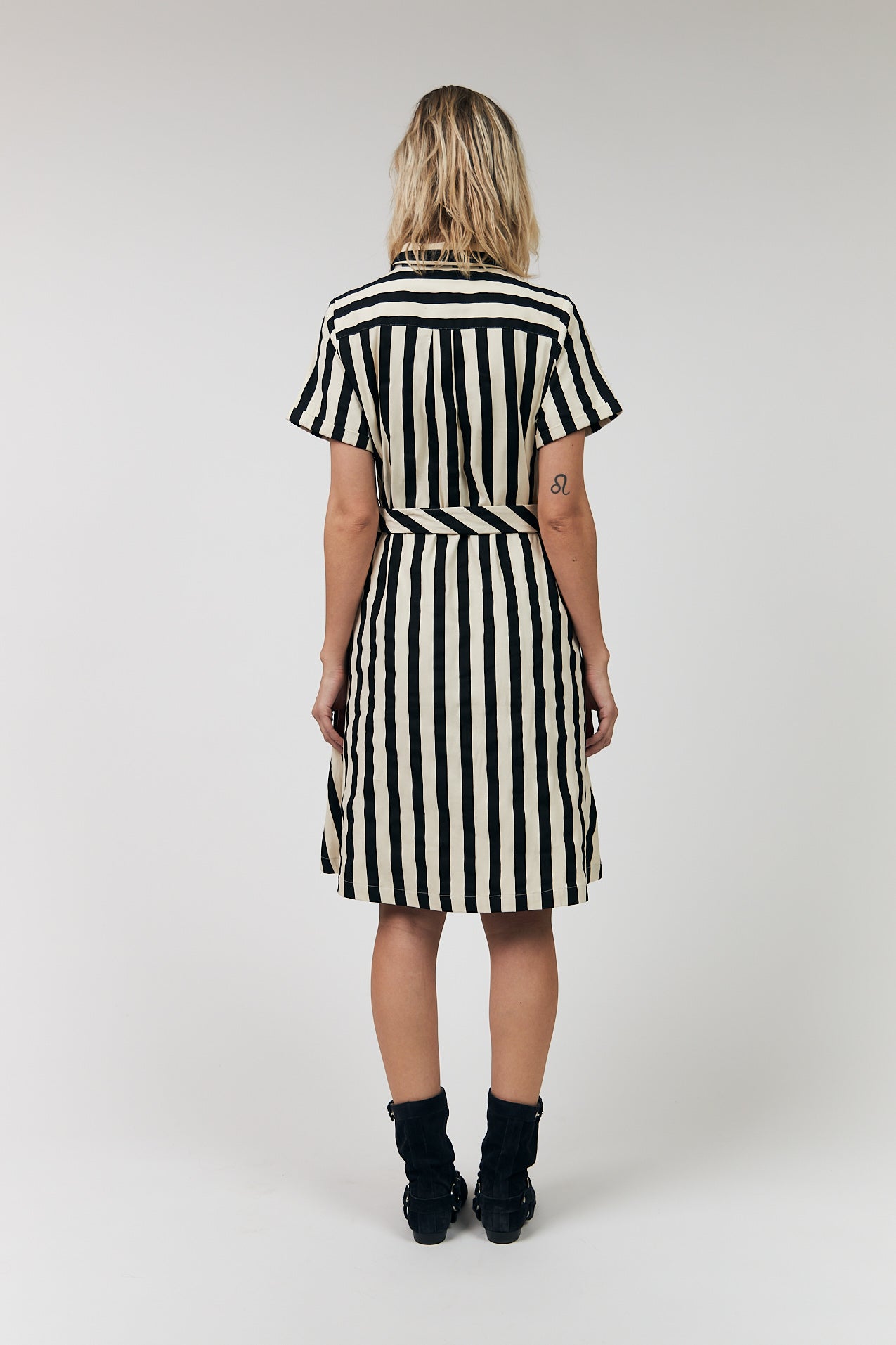 Lollys Laundry TulleLL Midi Hemdkleid Dress Schwarz