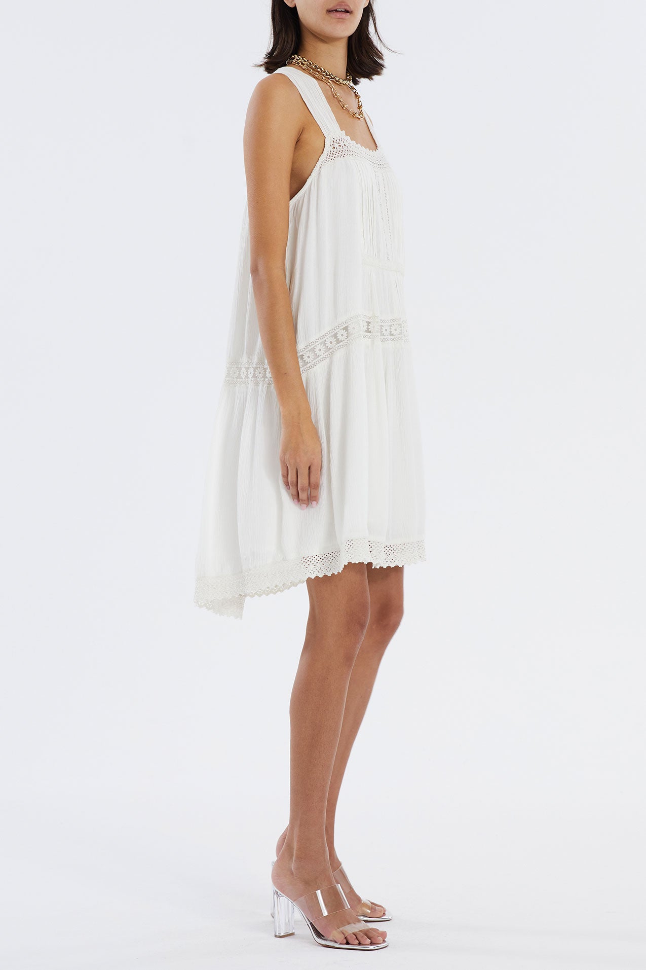 Lollys Laundry Tully Dress Dress 02 Creme