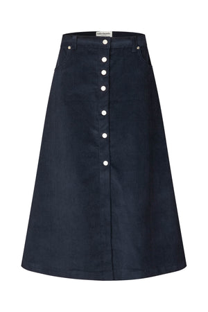 Lollys Laundry UnaLL Maxi Rock Skirt Dunkelblau