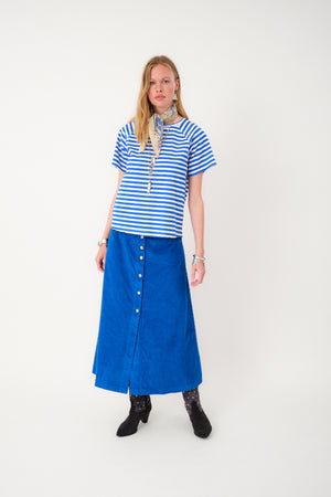 Lollys Laundry UnaLL Maxi Röcke Skirt 97 Neon Blue