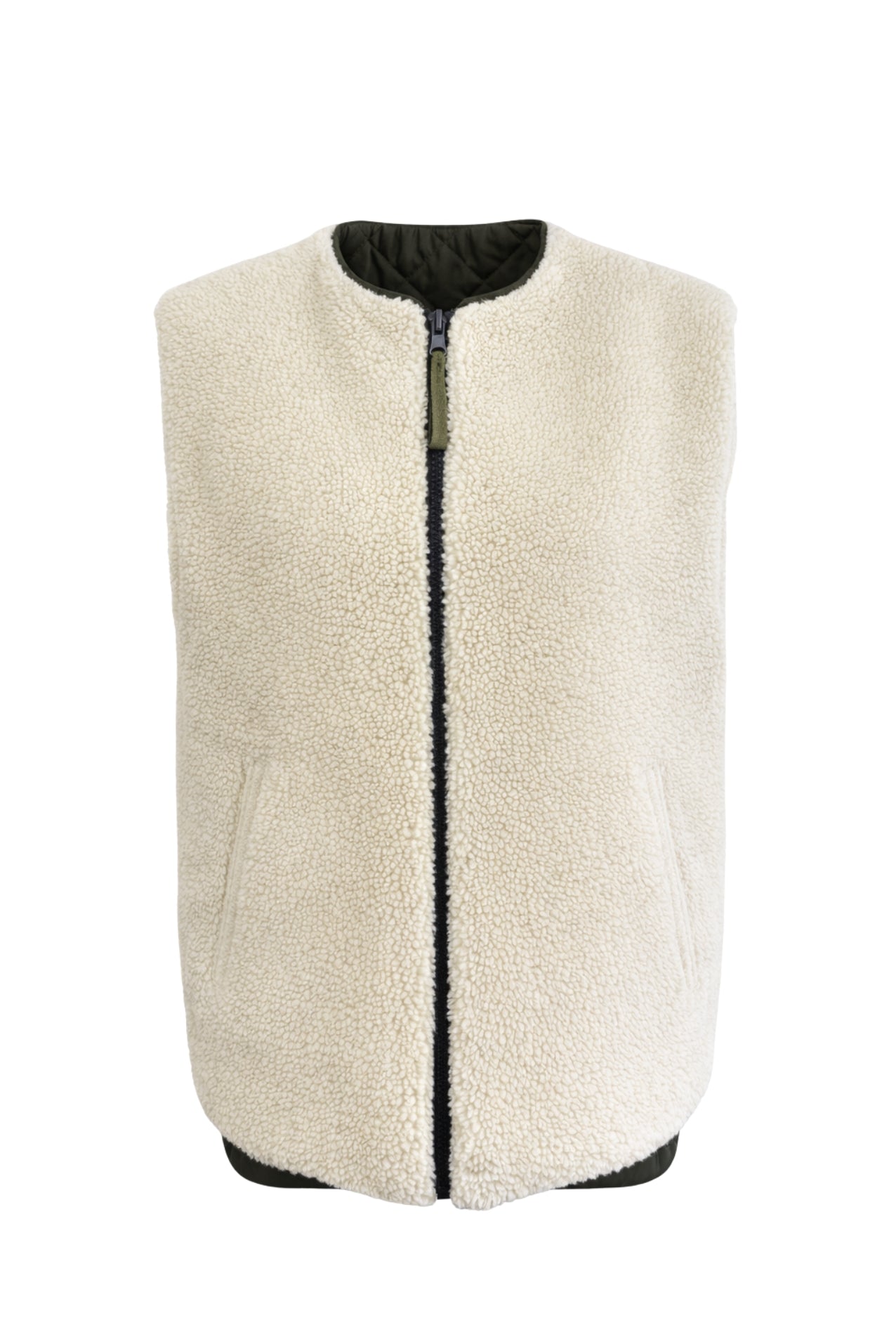 Lollys Laundry UnityLL Weste Outerwear Dunkelgrün