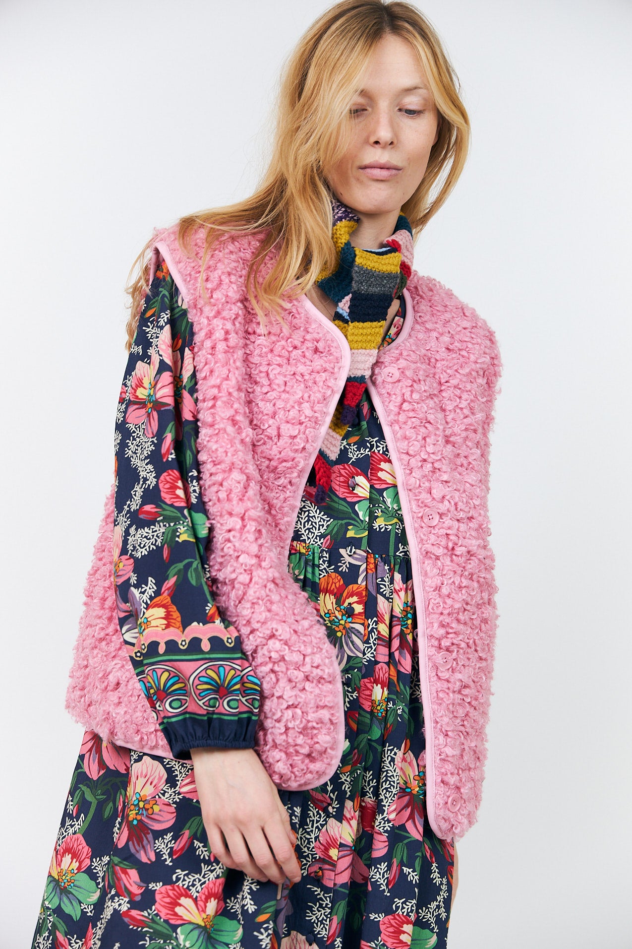 Lollys Laundry VadaLL Weste Vest Pink