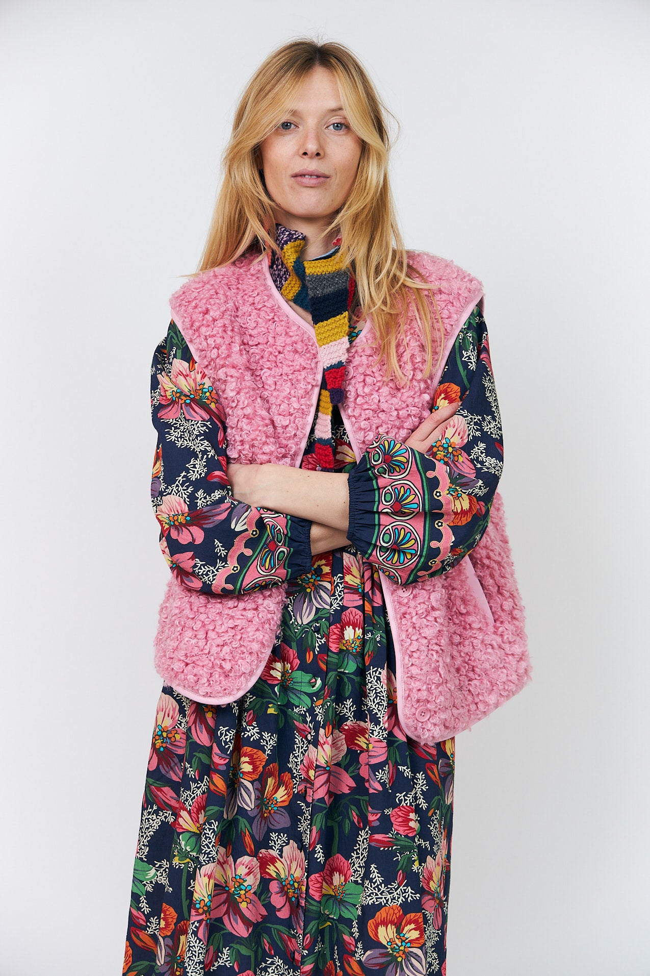 Lollys Laundry VadaLL Weste Vest Pink