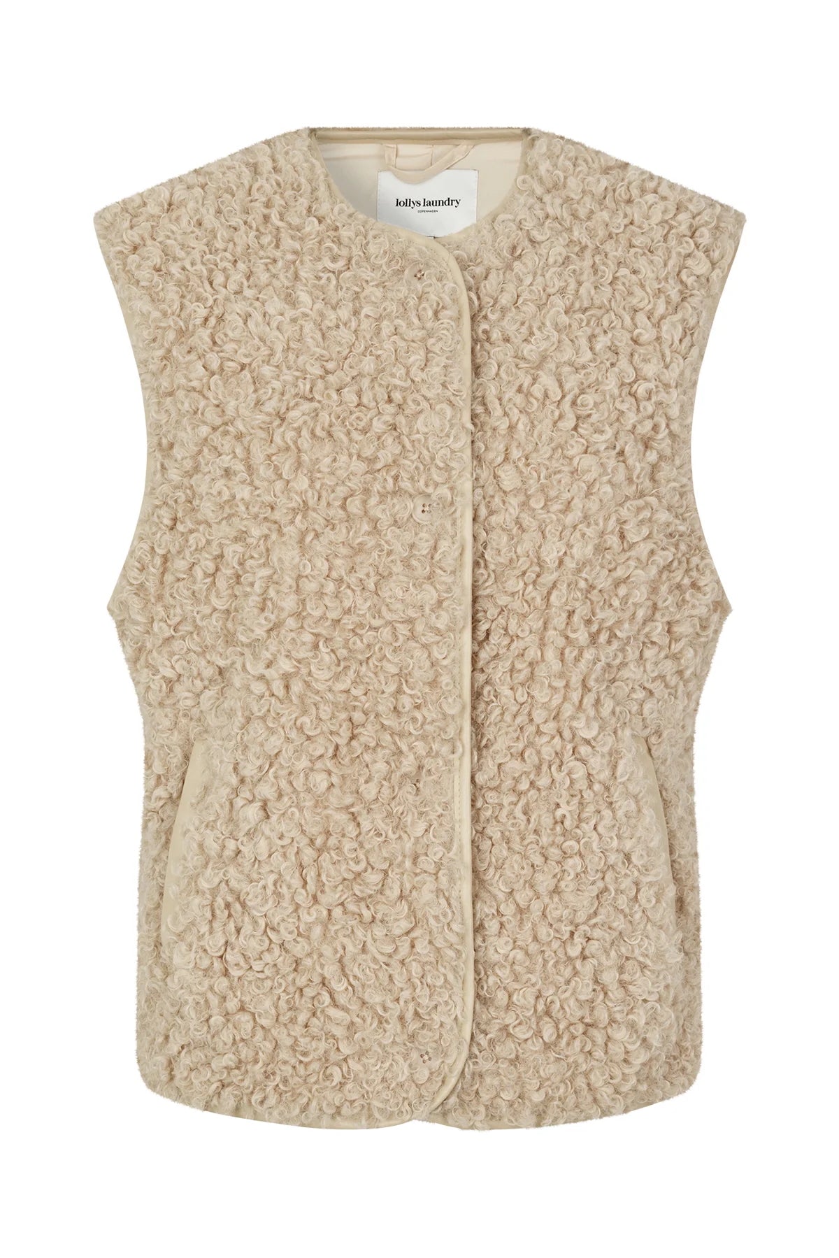 Lollys Laundry VadaLL Weste Vest Sand