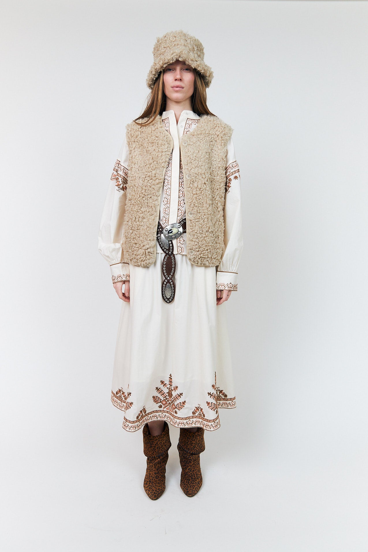 Lollys Laundry VadaLL Weste Vest Sand