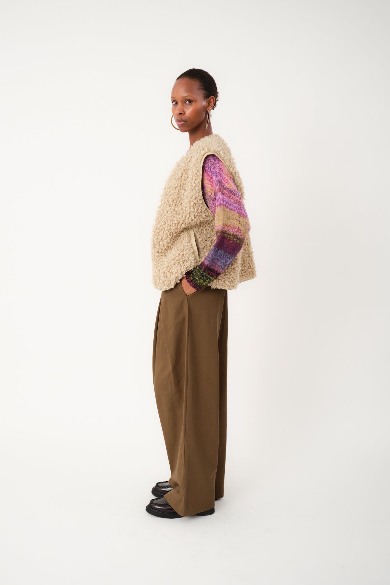 Lollys Laundry VadaLL Weste Vest 04 Sand