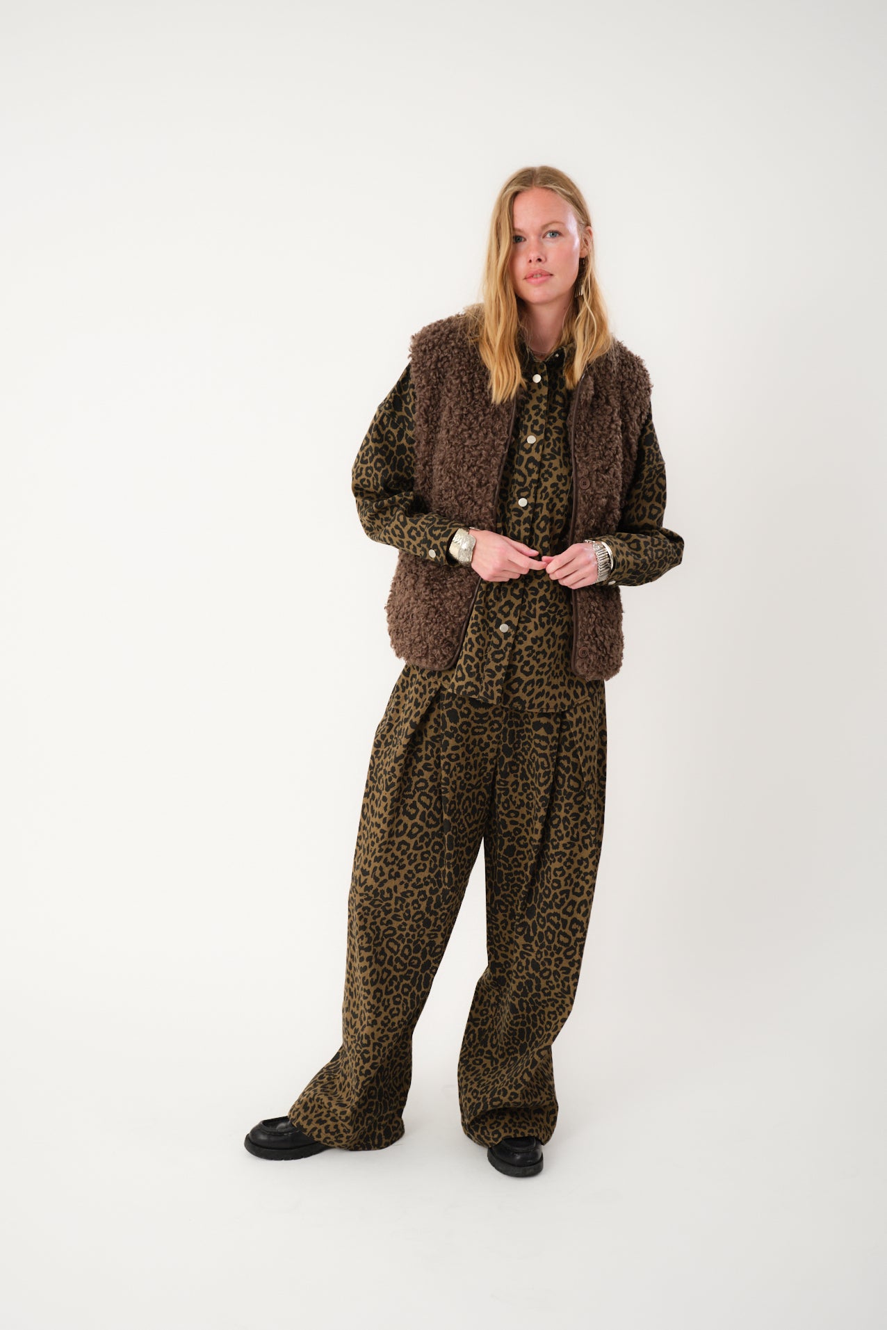Lollys Laundry VadaLL Weste Vest 87 Dark Mokka