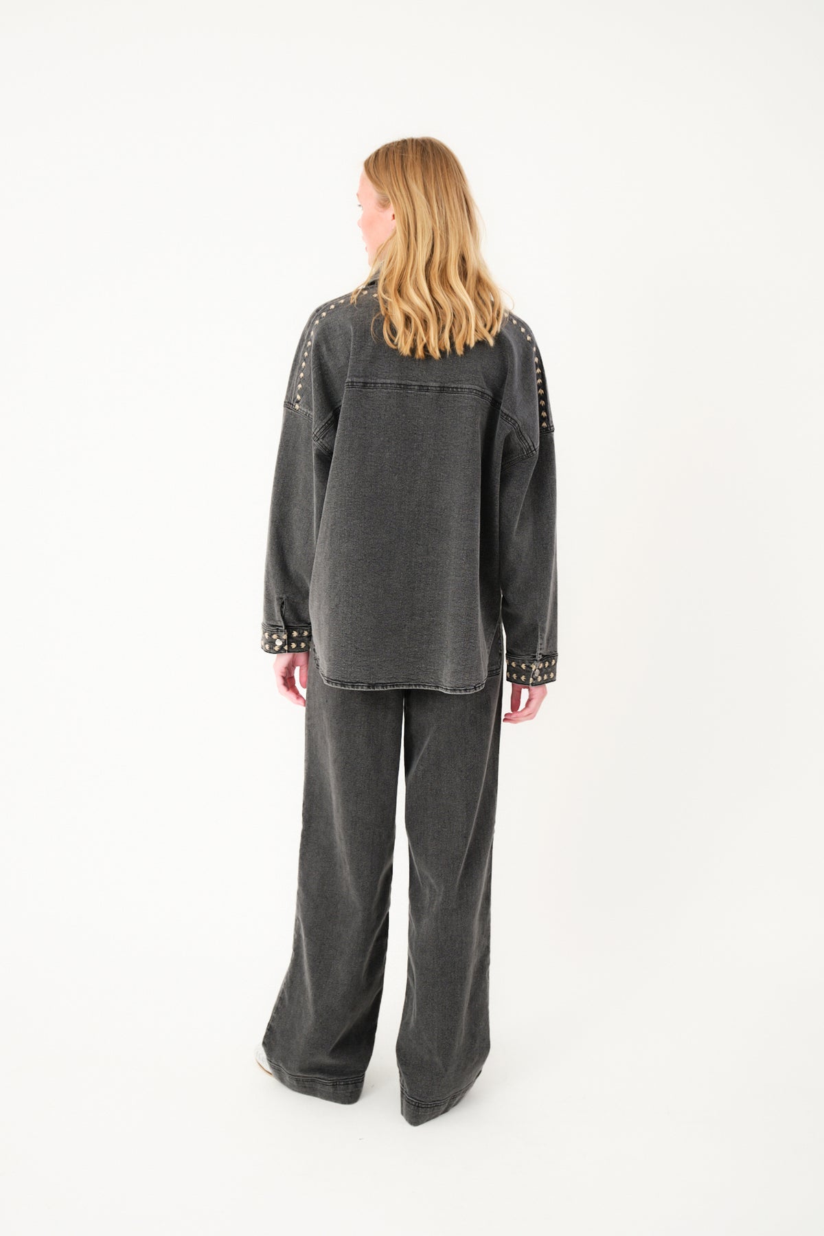 Lollys Laundry VeidaLL Hemdbluse Shirt Verblasstes Schwarz