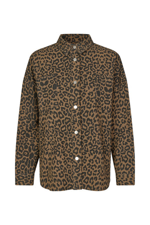 Lollys Laundry VeidaLL Hemdbluse Shirt Leopardenmuster