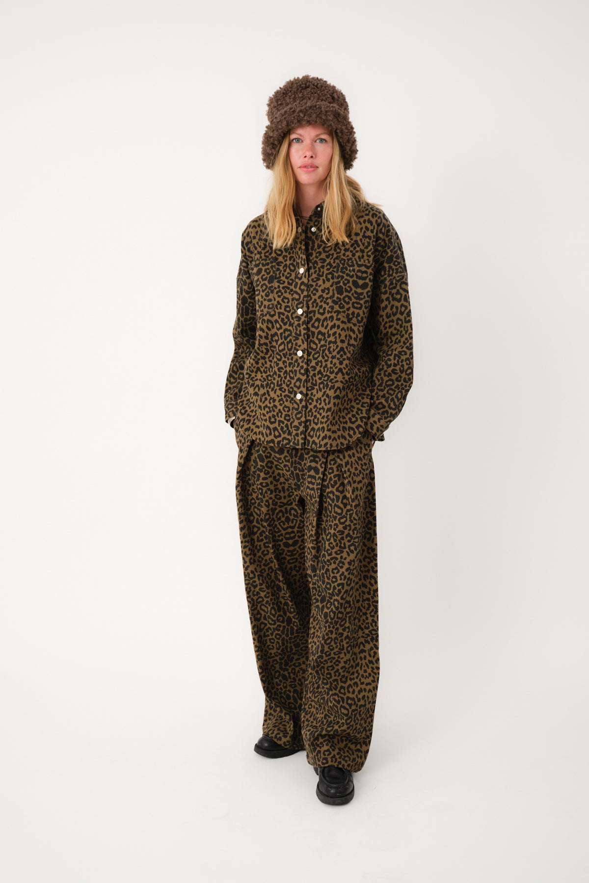 Lollys Laundry VeidaLL Hemdbluse Shirt Leopardenmuster