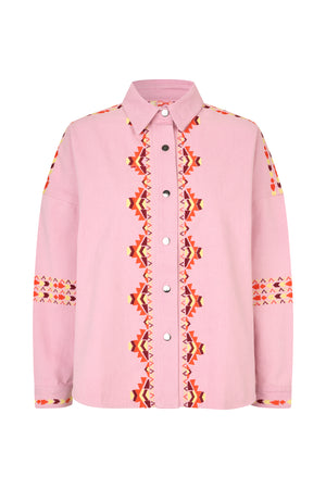 Lollys Laundry VeidaLL Hemdbluse Shirt Pink