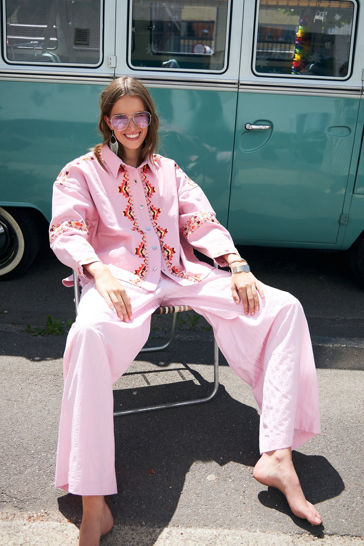 Lollys Laundry VeidaLL Hemdbluse Shirt Pink