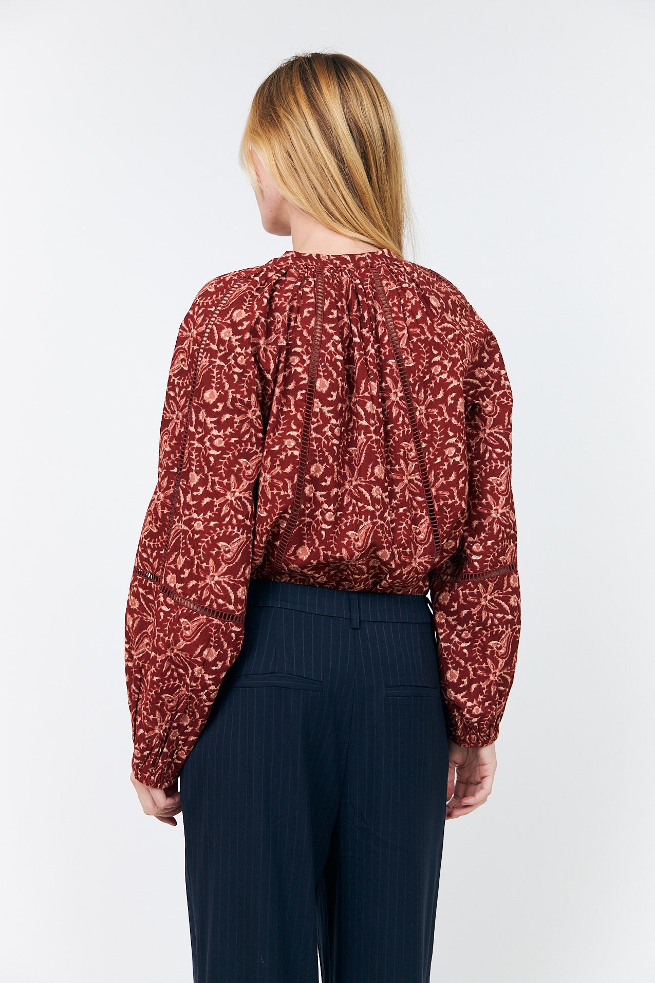 Lollys Laundry VeroLL Bluse Shirt Rostbraun
