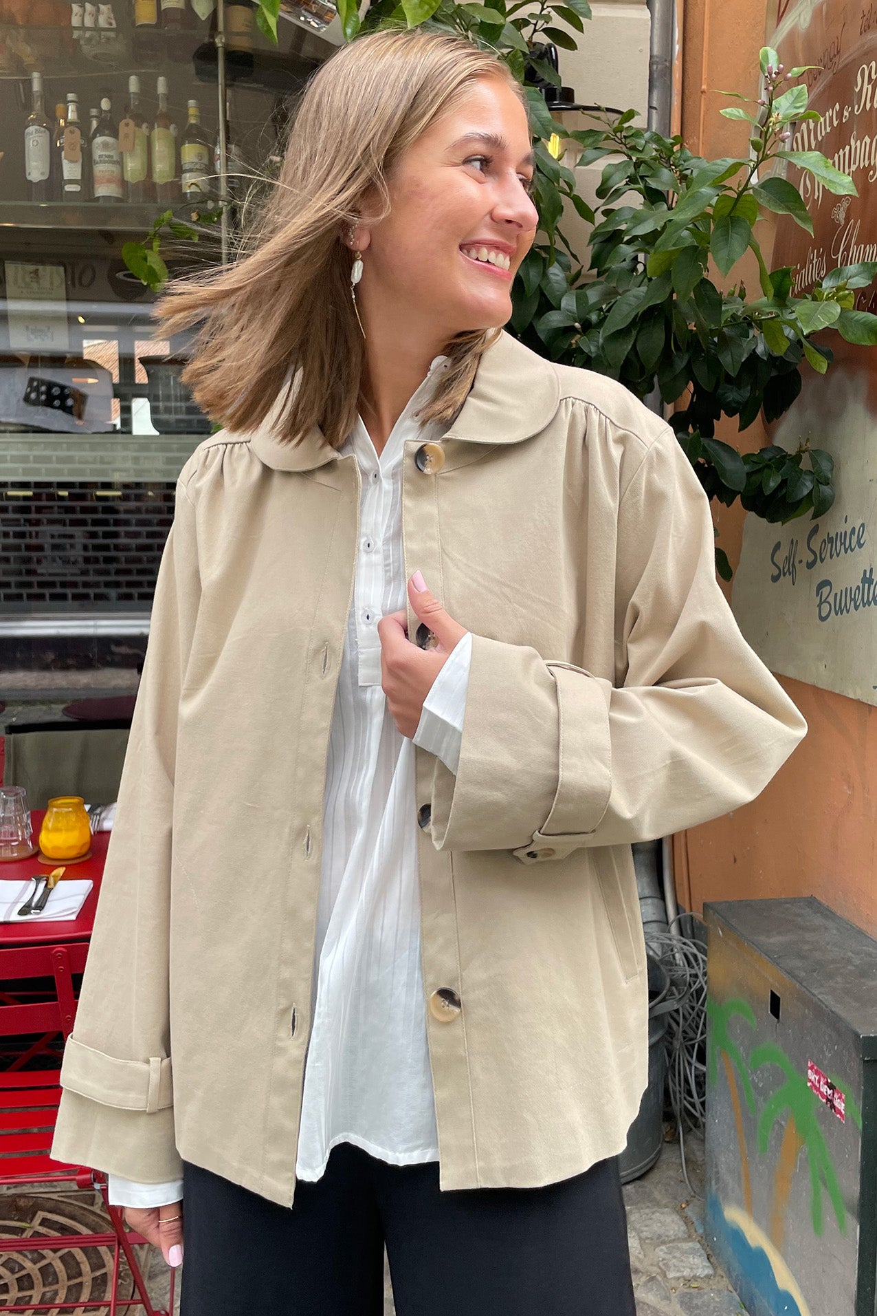 ViolaLL Jacket LS - Ecru