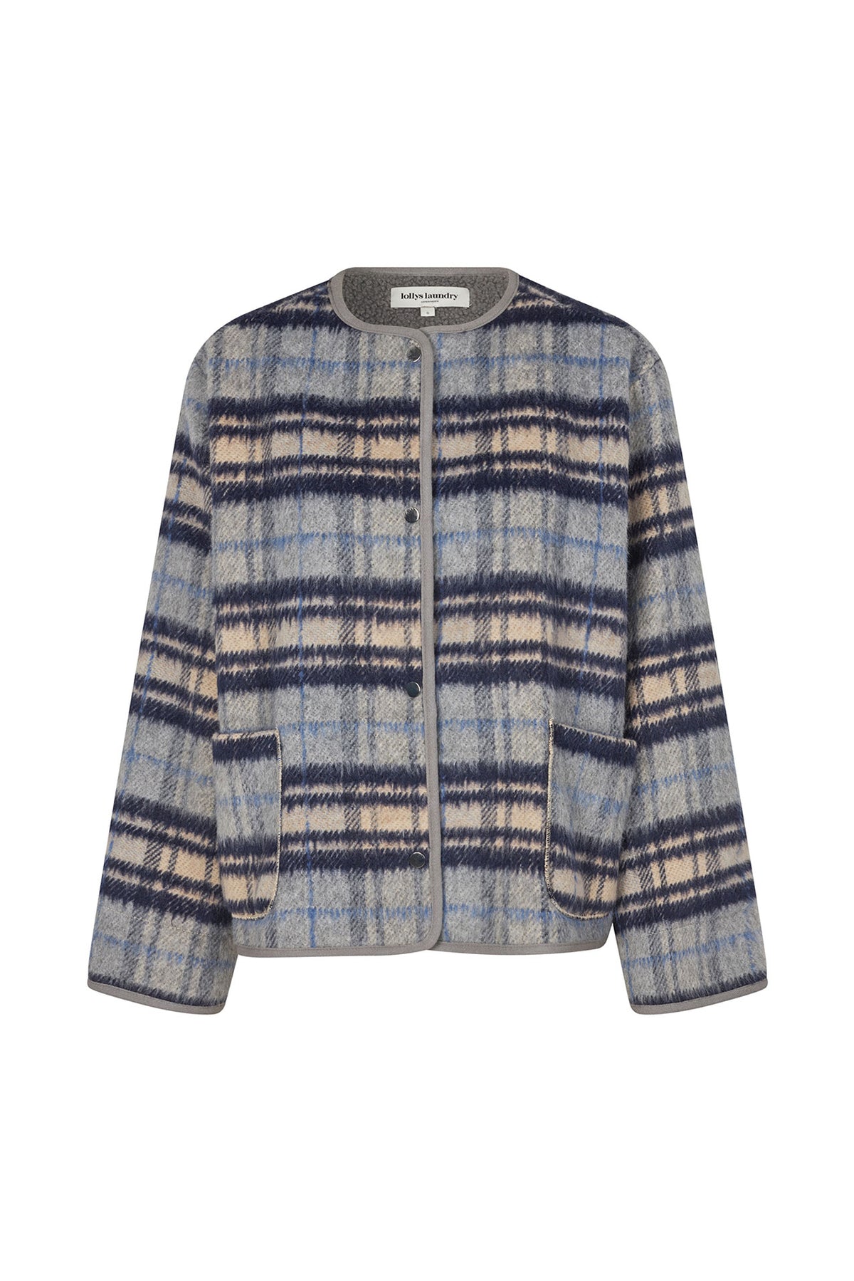 Lollys Laundry YarraLL Coat LS Outerwear Dunkelgrau