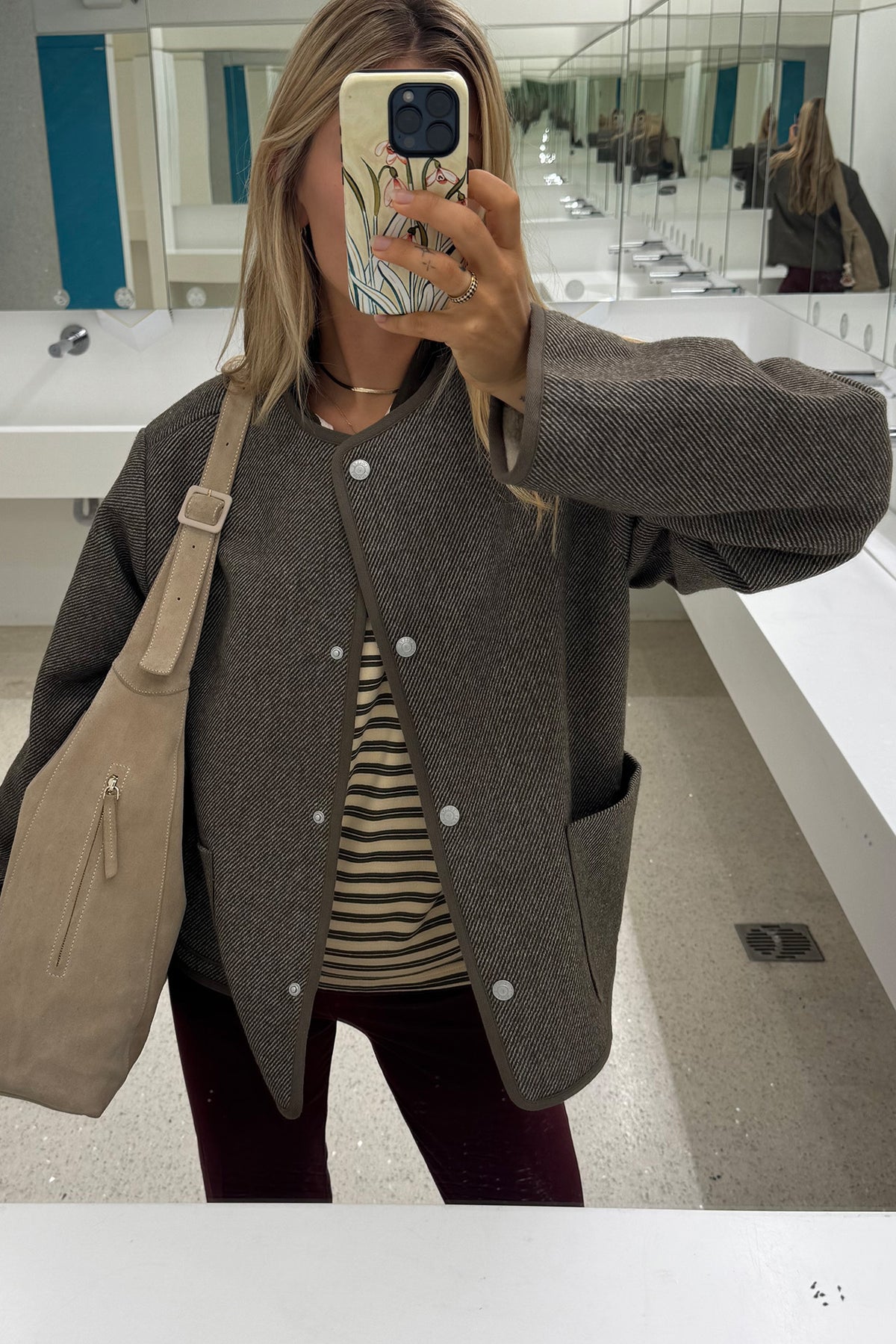 Lollys Laundry YarraLL Jacke Outerwear Dunkelbraun