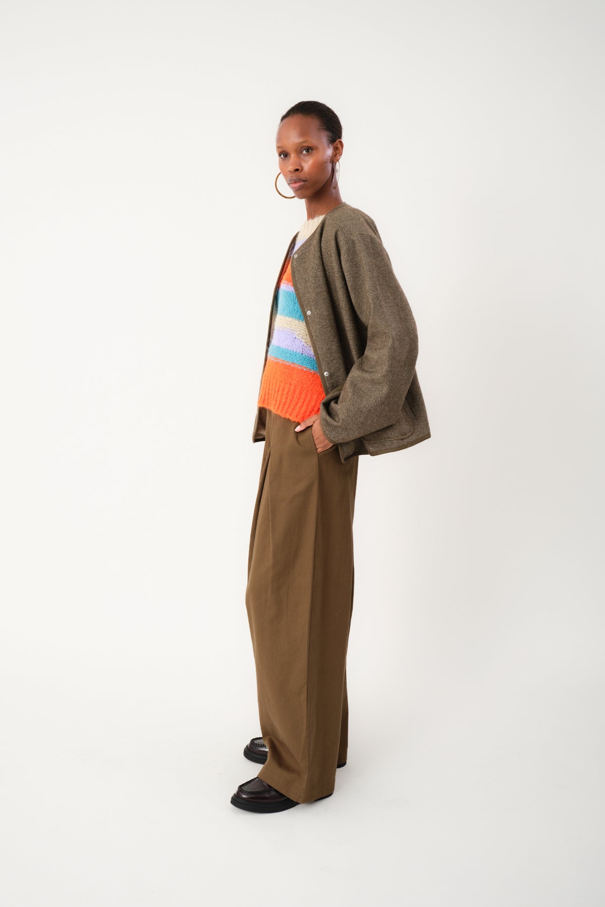 Lollys Laundry YarraLL Jacke Outerwear Dunkelbraun