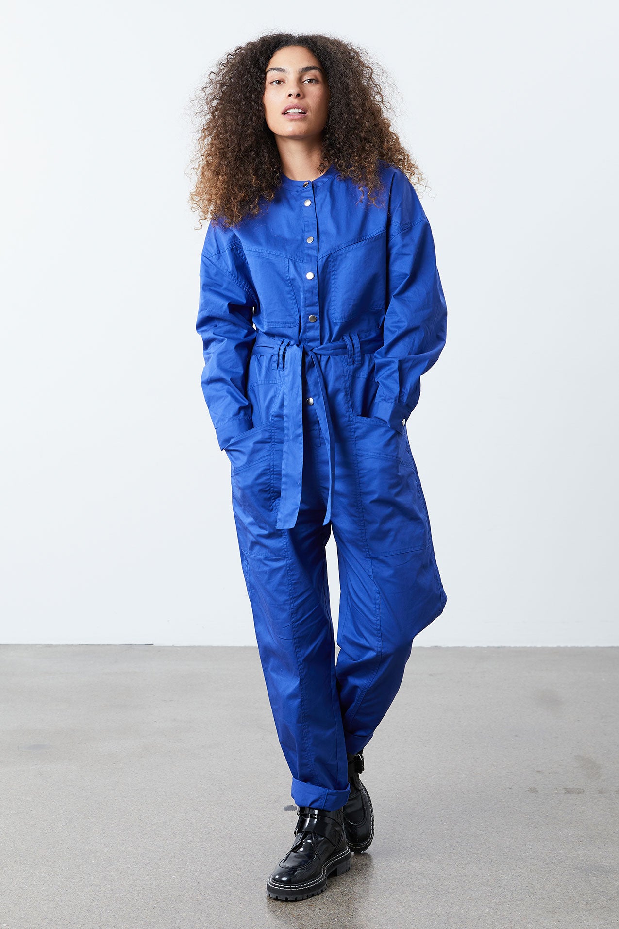 Lollys Laundry Yuko Jumpsuit Pants 97 Neon Blue