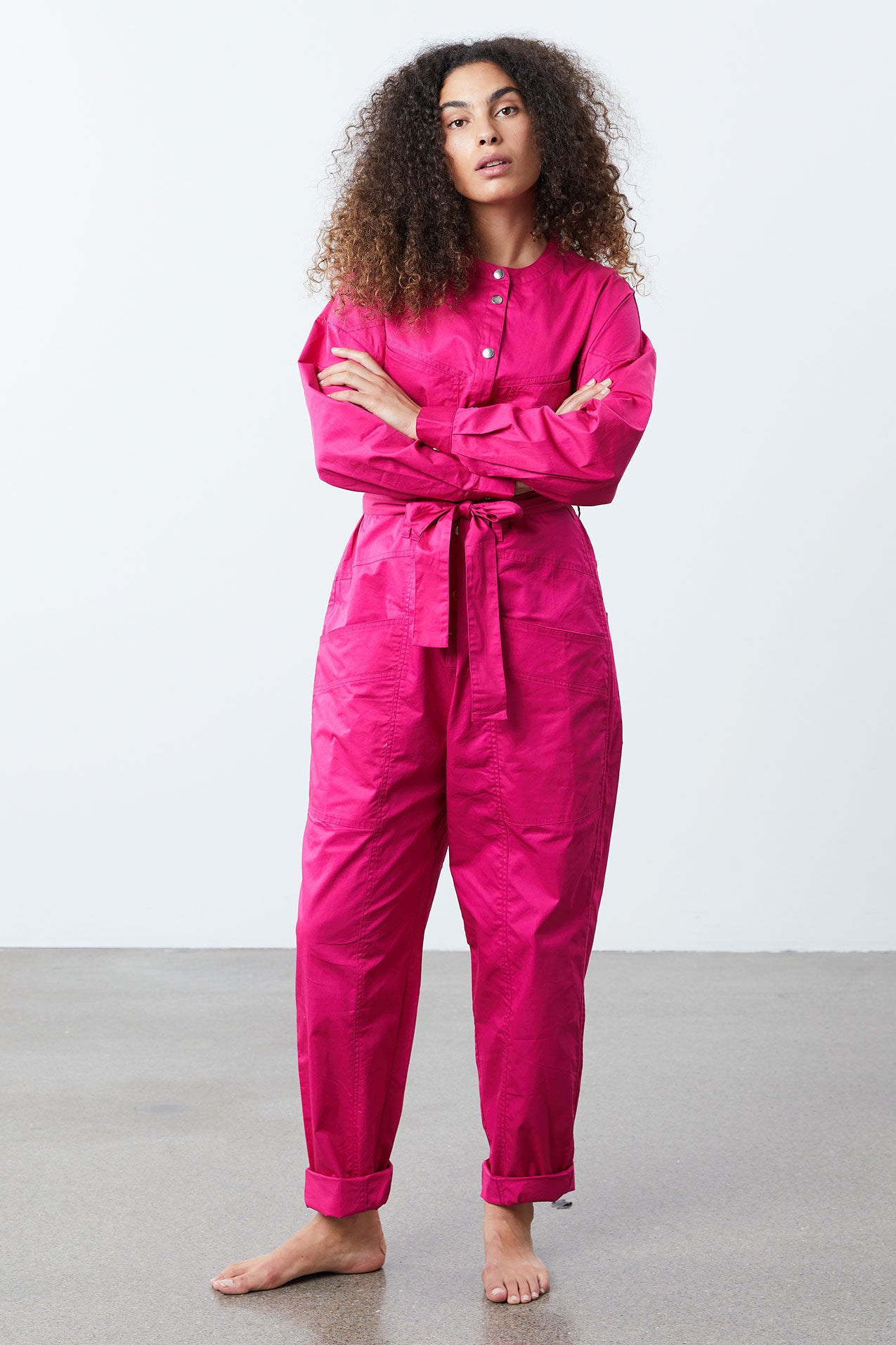 Yuko Jumpsuit - Neon Pink