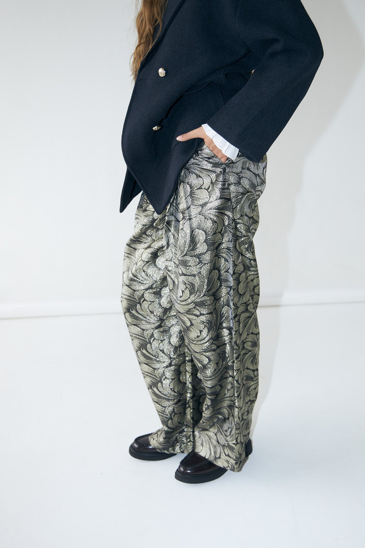 Lollys Laundry ZolaLL Hose Pants Silber