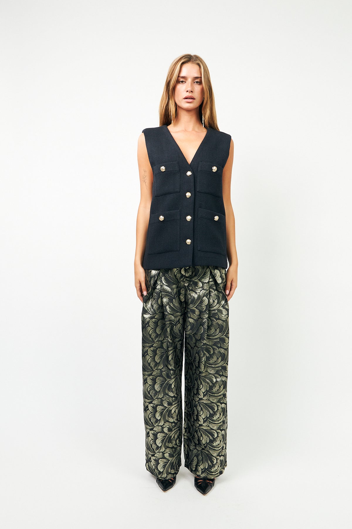Lollys Laundry ZolaLL Hose Pants Silber