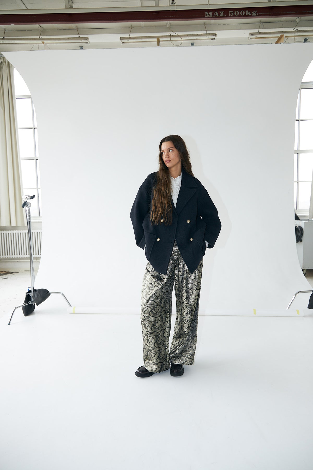 Lollys Laundry ZolaLL Hose Pants Silber
