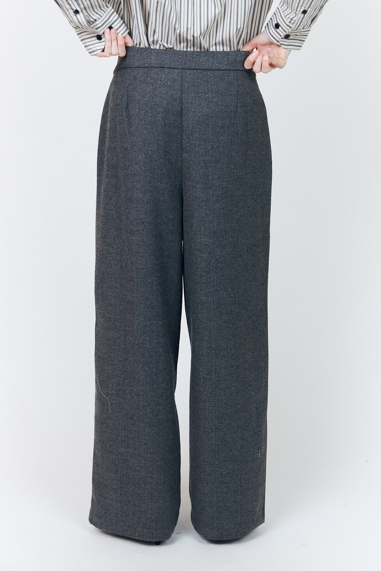 Lollys Laundry ZolaLL Hose Pants Dunkelgrau Melange