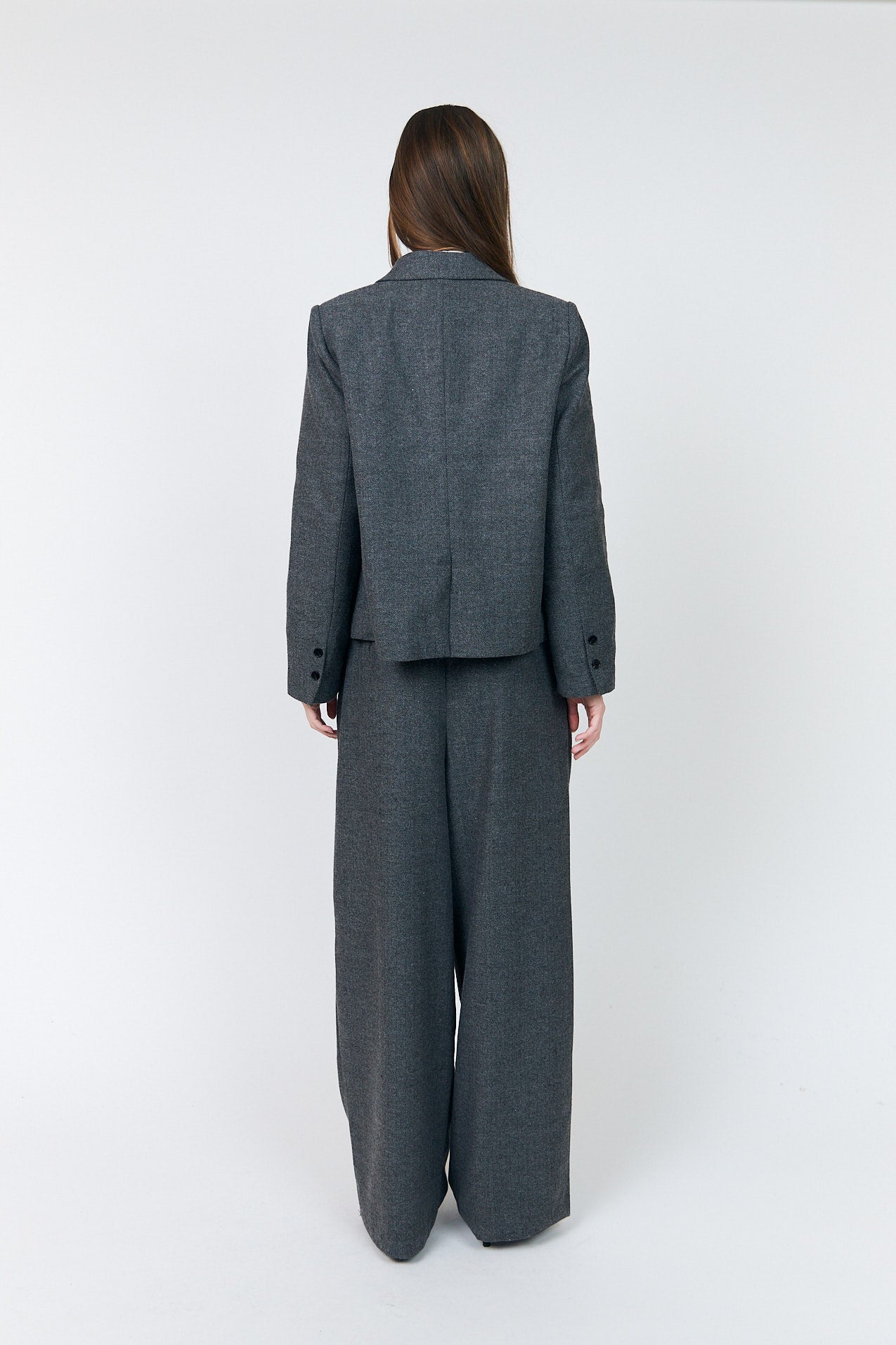 Lollys Laundry ZolaLL Hose Pants Dunkelgrau Melange