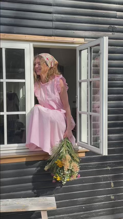 Lollys Laundry HarrietLL Maxikleid Dress Rosa