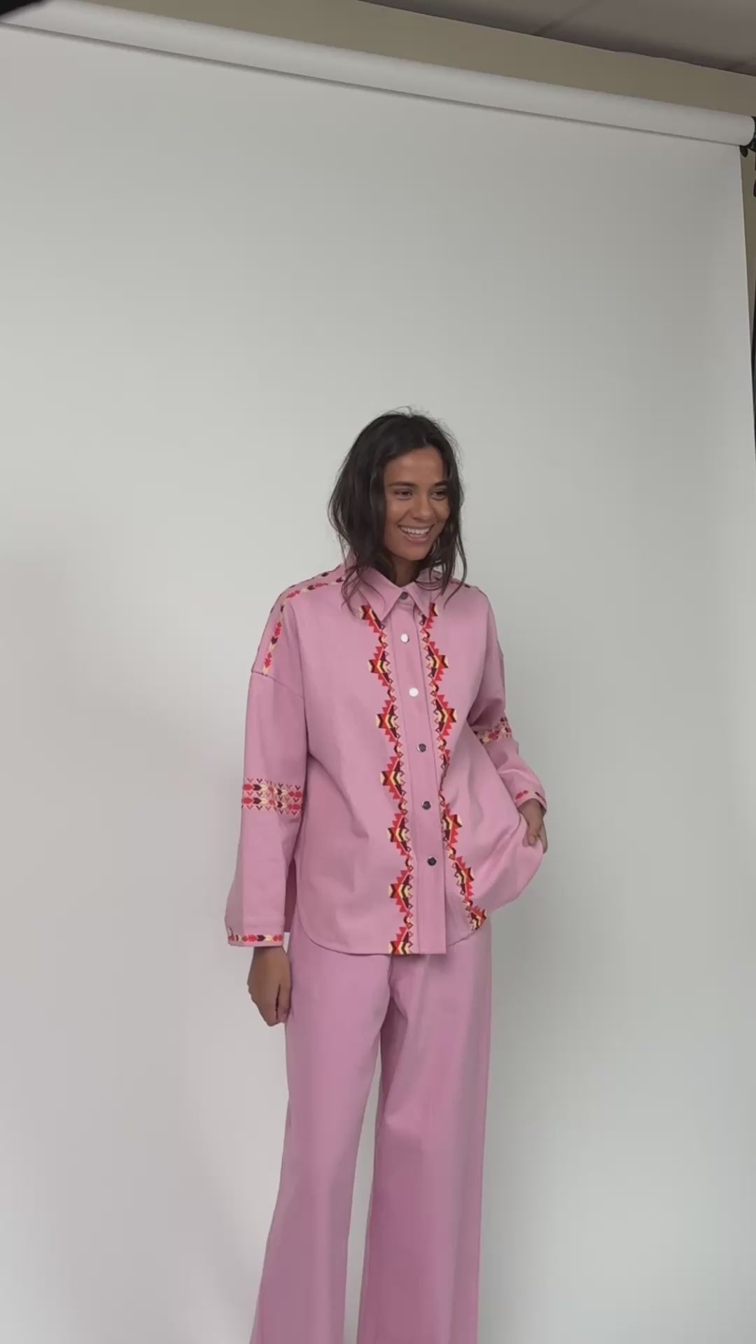 Lollys Laundry VeidaLL Hemdbluse Shirt Pink