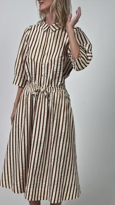 Lollys Laundry BristolLL Midi Rock Skirt 87 Dark Mokka