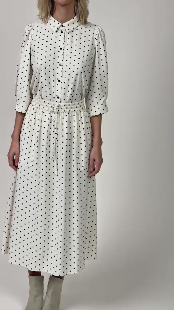Lollys Laundry AkaneLL Midirock Skirt Punkte muster