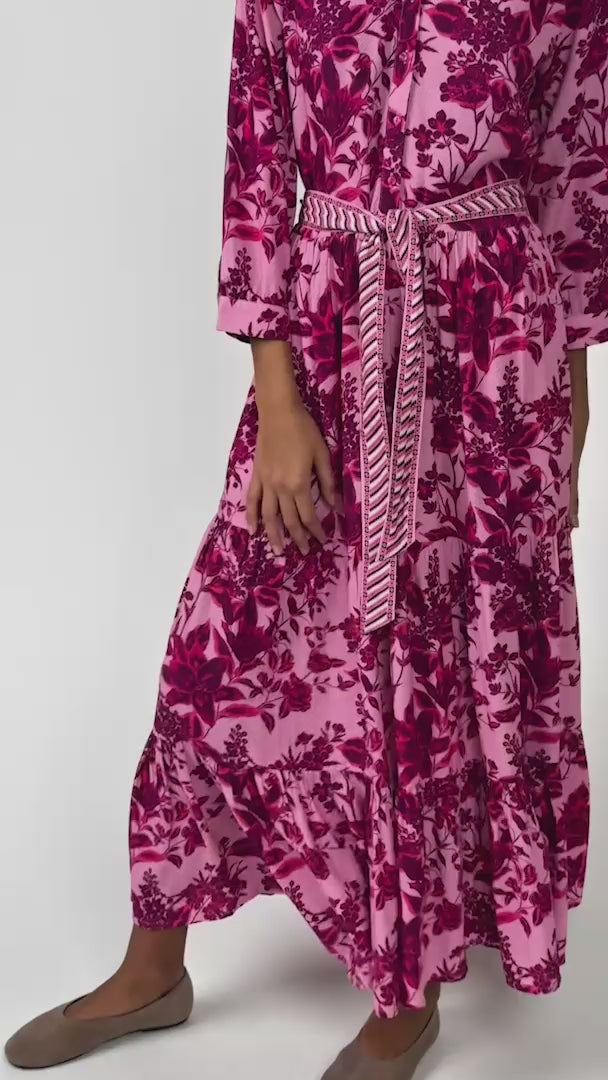Lollys Laundry NeeLL Maxi Kleid Dress Pink