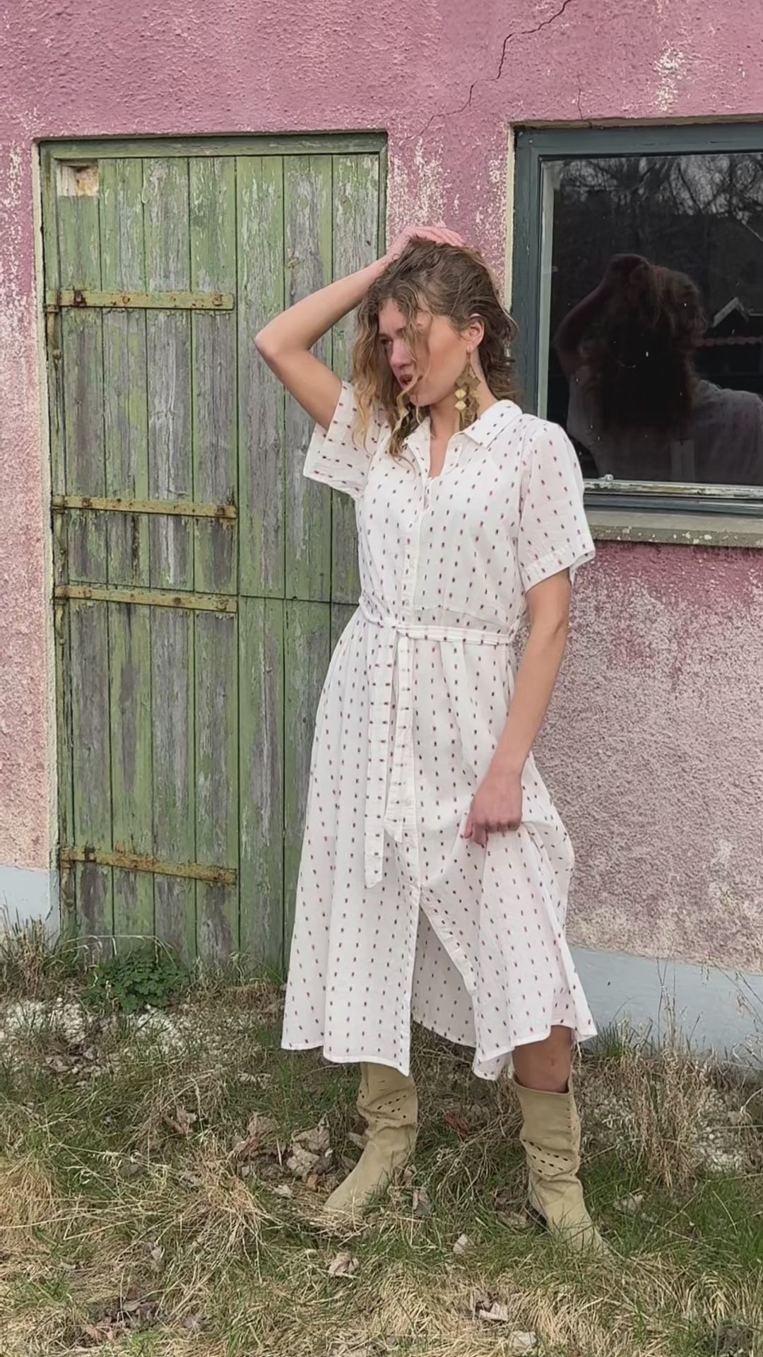 Lollys Laundry SunsetLL Maxirock Dress Creme