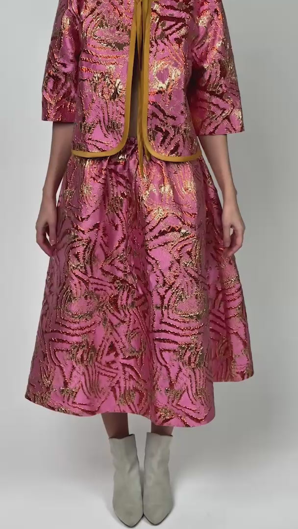 Lollys Laundry BristolLL Midi Rock Skirt Pink