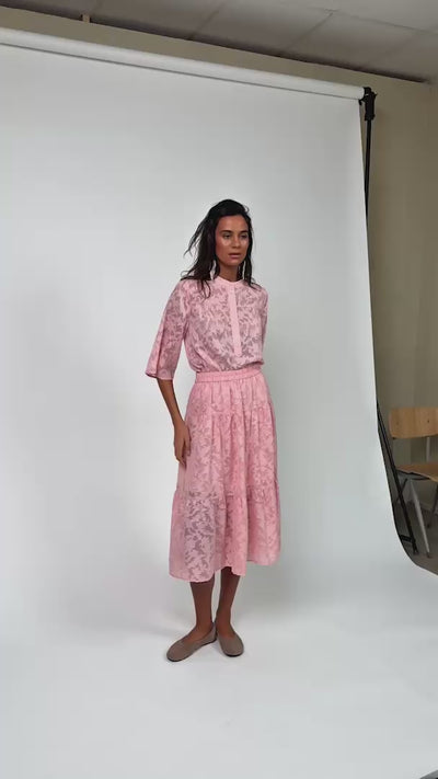 Lollys Laundry LouiseLL Bluse Blouse Rosa
