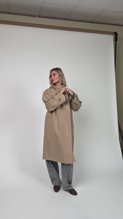 Lollys Laundry RussiLL langer Mantel Outerwear 08 08 Beige