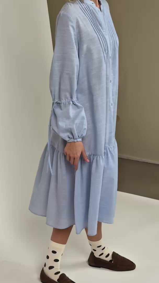 Lollys Laundry AlannaLL Maxi Kleid Dress 22 Light Blue