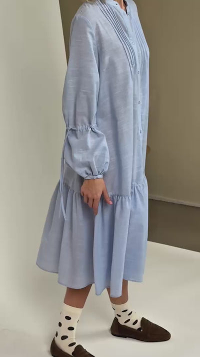 Lollys Laundry AlannaLL Maxi Kleid Dress 22 Light Blue