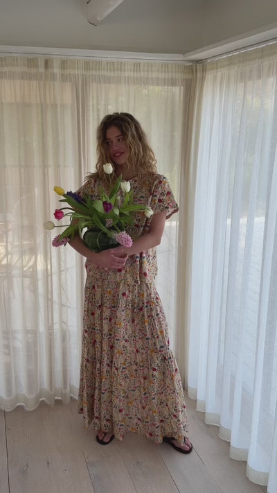Lollys Laundry MyaLL Bluse Shirt Blumenmuster
