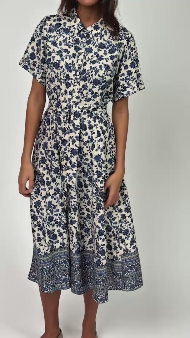 Lollys Laundry BlakeLL Midikleid Dress Blau
